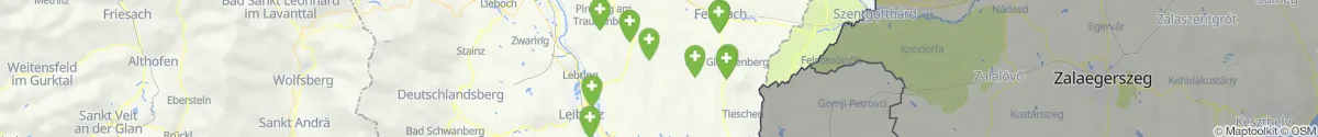 Map view for Pharmacies emergency services nearby Jagerberg (Südoststeiermark, Steiermark)